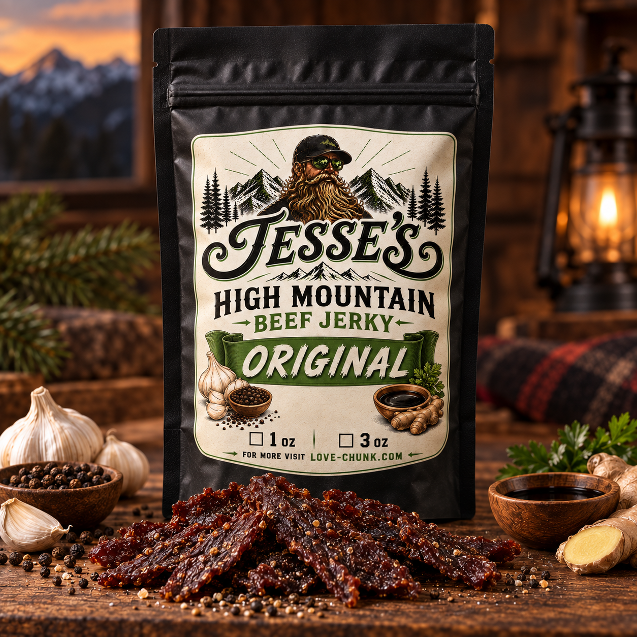 Original beef jerky package